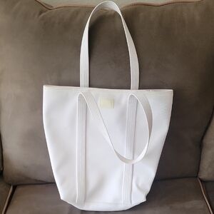 Lacoste White Tote Bag